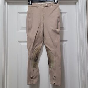 VTG Millers Regency 4 Equestrian Riding Pants Breeches Leather Knee Patch USA 26